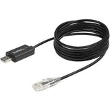 StarTech.com 1.8 m (6 ft) Cisco USB Console Cable - USB to RJ45 Rollover Cable - 460Kbps - Windows Mac and Linux Compatible - M/M