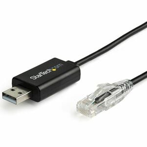 StarTech.com 1.8 m (6 ft) Cisco USB Console Cable - USB to RJ45 Rollover Cable - 460Kbps - Windows Mac and Linux Compatible - M/M