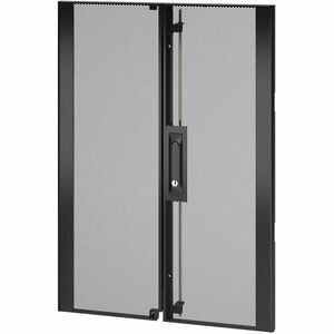 NETSHELTER SX 18U 600MM WIDE PERFORATED SPLIT DOORS BLACK