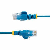 StarTech.com 1 m CAT6 Cable - Slim CAT6 Patch Cord - Blue - Snagless RJ45 Connectors - Gigabit Ethernet Cable - 28 AWG (N6PAT100CMBLS)