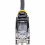 StarTech.com 1.5 M CAT6 CABLE - SLIM CAT6 PATCH CORD - BLACK - SNAGLESS RJ45 CONNECTORS - GIGABIT ETHERNET CABLE - 28 AWG (N6PAT150CMBKS)