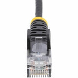 StarTech.com 2 m CAT6 Cable - Slim CAT6 Patch Cord - Black - Snagless RJ45 Connectors - Gigabit Ethernet Cable - 28 AWG (N6PAT200CMBKS)