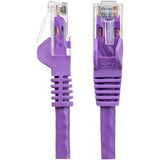 StarTech.com 1.5 m CAT6 Cable - Purple CAT6 Patch Cord - Snagless RJ45 Connectors - 24 AWG Copper Wire - Ethernet - ETL (N6PATC150CMPL)