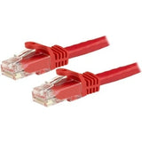 StarTech.com 7.5 m CAT6 Cable - Red CAT6 Patch Cord - Snagless RJ45 Connectors - 24 AWG Copper Wire - Ethernet - ETL (N6PATC750CMRD)