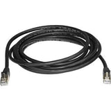 StarTech.com 5m CAT6a Ethernet Cable - Black - RJ45 Snagless Connectors - CAT6a STP Cord - Copper Wire - Network Cable (6ASPAT5MBK)