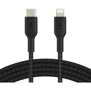 BOOST?CHARGE USB-C TO LIGHTNING BRAIDED CABLE 1M BLACK