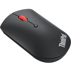 LENOVO ThinkPad Bluetooth Silent Mouse - Dual-Host Bluetooth 5.0 to Switch Between 2 Devices,DPI Adjustment: 2400, 1600, 800, 1YR Battery Life