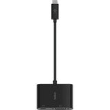 USB-C to VGA + Charge Adapter BLK (60W PD)