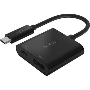 USB-C to HDMI + Charge Adapter BLK (60W PD)