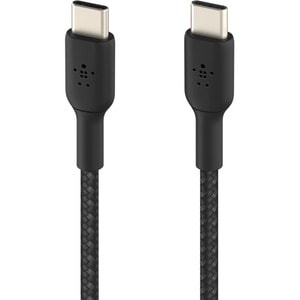 BOOST CHARGE USB-C to USB-C Cable_Braided 1M Black