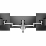 ATDEC TRIPLE MONITOR ARM DESK MOUNT - UP TO 24IN - BUILT-IN ARM ROTATION LIMITER - QUICK DISPLAY RELEASE - TOOL-FREE ADJUSTABLE MONITOR HEIGHT TILT PAN