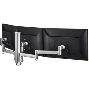 ATDEC TRIPLE MONITOR ARM DESK MOUNT - UP TO 24IN - BUILT-IN ARM ROTATION LIMITER - QUICK DISPLAY RELEASE - TOOL-FREE ADJUSTABLE MONITOR HEIGHT TILT PAN