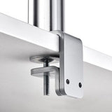 ATDEC TRIPLE MONITOR ARM DESK MOUNT - UP TO 24IN - BUILT-IN ARM ROTATION LIMITER - QUICK DISPLAY RELEASE - TOOL-FREE ADJUSTABLE MONITOR HEIGHT TILT PAN