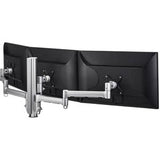 ATDEC TRIPLE MONITOR ARM DESK MOUNT - UP TO 24IN - BUILT-IN ARM ROTATION LIMITER - QUICK DISPLAY RELEASE - TOOL-FREE ADJUSTABLE MONITOR HEIGHT TILT PAN