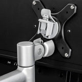 ATDEC FULL MOTION MONITOR ARM WALL MOUNT - UP TO 32IN - VESA 75X75 100X100 - QUICK DISPLAY RELEASE - TOOL-FREE ADJUSTABLE MONITOR HEIGHT TILT PAN - ADVANCED CABLE MANAGEMENT
