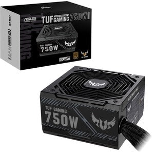 ASUS TUF-GAMING-750B PSU 750W Bronze 80 Plus Bronze, Military Grade, Protective PCB Coat, Axial-Tech Fan, Sleeved Cables, 6YW