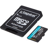 KINGSTON 128GB MSDXC CANVAS GO PLUS 170R A2 U3 V30 CARD+ ADAPTER