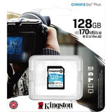 KINGSTON 128GB SDXC CANVAS GO PLUS 170R C10 UHS-I U3 V30