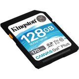 KINGSTON 128GB SDXC CANVAS GO PLUS 170R C10 UHS-I U3 V30