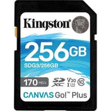 KINGSTON 256GB SDXC CANVAS GO PLUS 170R C10 UHS-I U3 V30