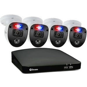 ENFORCER - DVR4-4680 1080P /1TB/4X PRO-1080SL ENFORCER COLOR NIGHT VISION W FLASHING LIGHT ANALOG CCTV CAMERAS