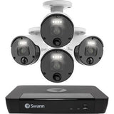 NVR KIT 4K UPSCALE 8 CHANNEL W/ 4 CAMERAS 2TB