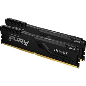 KINGSTON 16GB DDR4-3200MHz CL16 DIMM (Kit of 2) FURY Beast Black