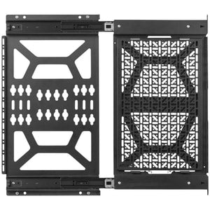 ATDEC MEDIA STORAGE SLIDING PANEL IDEA FOR VIDEO CONFERENCING EQUIPMENT 273 X 420MM MOUNTING AREA REMOVABLE MOUNTING TRAY LEFT OR RIGHT SIDE INSTALLATION AND SECURITY FEATURES