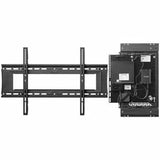 ATDEC MEDIA STORAGE SLIDING PANEL IDEA FOR VIDEO CONFERENCING EQUIPMENT 273 X 420MM MOUNTING AREA REMOVABLE MOUNTING TRAY LEFT OR RIGHT SIDE INSTALLATION AND SECURITY FEATURES
