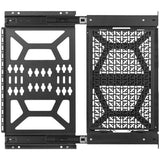 ATDEC MEDIA STORAGE SLIDING PANEL IDEA FOR VIDEO CONFERENCING EQUIPMENT 273 X 420MM MOUNTING AREA REMOVABLE MOUNTING TRAY LEFT OR RIGHT SIDE INSTALLATION AND SECURITY FEATURES