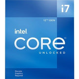 Intel i7 12700KF CPU 3.6GHz (5.0GHz Turbo) 12th Gen LGA1700 12-Cores 20-Threads 25MB 125W Graphic Card Required Unlocked Retail Box Alder Lake no Fan