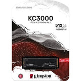 KINGSTON 512G KC3000 NVMe M.2 SSD PCIe 4.0