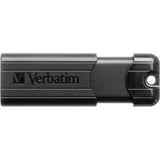 VERBATIM STORE N GO PINSTRIPE USB 3.0 DRIVE 32GB - BLACK MICROBAN