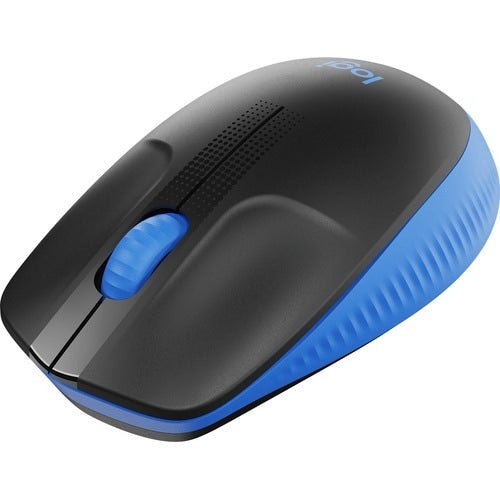 Logitech M190 Full-Size Wireless Mouse - BLUE from up to 10 meters away 1000 dpi,  ONE AA- 18 months of worry-free usage