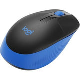 Logitech M190 Full-Size Wireless Mouse - BLUE from up to 10 meters away 1000 dpi,  ONE AA- 18 months of worry-free usage