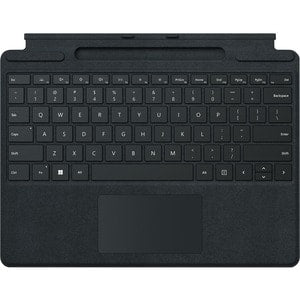 Microsoft Surface Pro 8/9/X/10/11 Business Signature Mechanical & Backlit Key Large Type Cover Keyboard Black (No Pen)