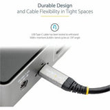 StarTech.com 20IN (50cm) USB C Cable 10Gbps - USB 3.1/3.2 Gen 2 Type-C Cable - 100W (5A) Power Delivery Charging DP Alt Mode - USB-C Cord for USB-C Laptop/Phone/Device - Charge/Sync