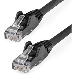 StarTech.com 7m CAT6 Ethernet Cable - LSZH (Low Smoke Zero Halogen) - 10 Gigabit 650MHz 100W PoE RJ45 10GbE UTP Network Patch Cord Snagless with Strain Relief - Black CAT 6 ETL Verified 24AWG