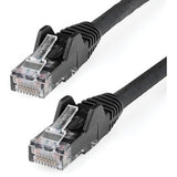 StarTech.com 7m CAT6 Ethernet Cable - LSZH (Low Smoke Zero Halogen) - 10 Gigabit 650MHz 100W PoE RJ45 10GbE UTP Network Patch Cord Snagless with Strain Relief - Black CAT 6 ETL Verified 24AWG
