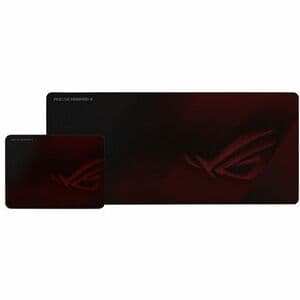 ASUS ROG SCABBARD II Gaming Mouse Pad, Medium Size (360x260mm) Water/Oil/Dust Respellent, Anti-Fray, Soft Cloth With Rubber Base