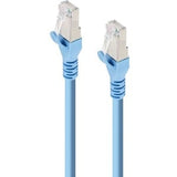 ALOGIC 0.5m Blue 10G Shielded CAT6A LSZH Low Smoke Zero Halogen Network Cable