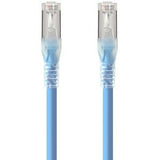 ALOGIC 0.5m Blue 10G Shielded CAT6A LSZH Low Smoke Zero Halogen Network Cable