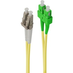 ALOGIC 0.5m SCA-LC Single Mode Duplex LSZH Fibre Cable 09/125 OS2