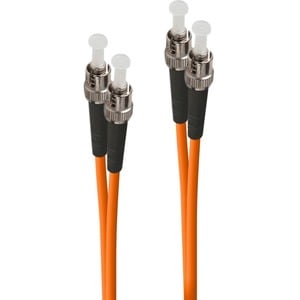 ALOGIC 1m ST-ST Multi Mode Duplex LSZH Fibre Cable 62.5/125 OM1