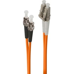 ALOGIC 15m LC-ST Multi Mode Duplex LSZH Fibre Cable 62.5/125 OM1