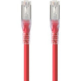 ALOGIC 0.5m Red 10GbE Shielded CAT6A LSZH Network Cable