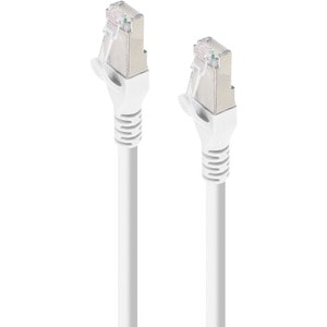 ALOGIC 0.5m White 10GbE Shielded CAT6A LSZH Network Cable