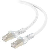 ALOGIC 0.5m White 10GbE Shielded CAT6A LSZH Network Cable