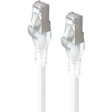 ALOGIC 0.5m White 10GbE Shielded CAT6A LSZH Network Cable