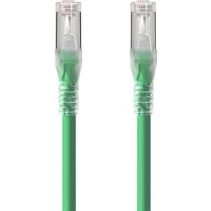 ALOGIC 1.5m Green 10G Shielded CAT6A LSZH network cable